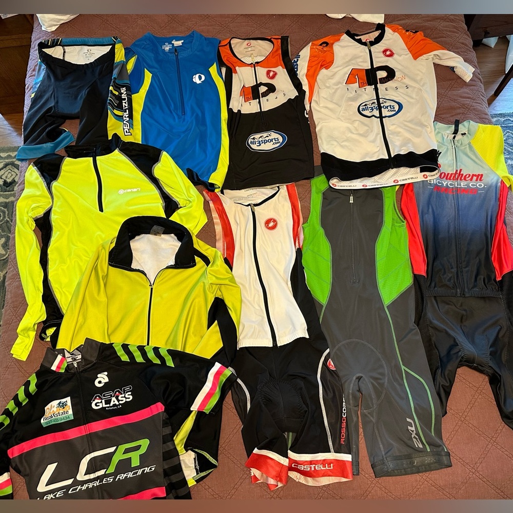 Men’s Size Medium Cycling and Triathlon Gear